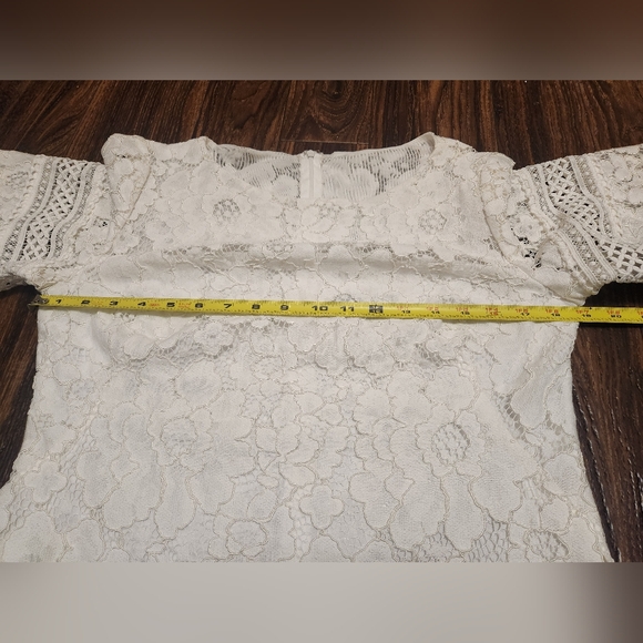 Ralph Lauren Off-White Lace Dress! NWT Sz 10 So Pretty! SAVE 15%! - Picture 7 of 14